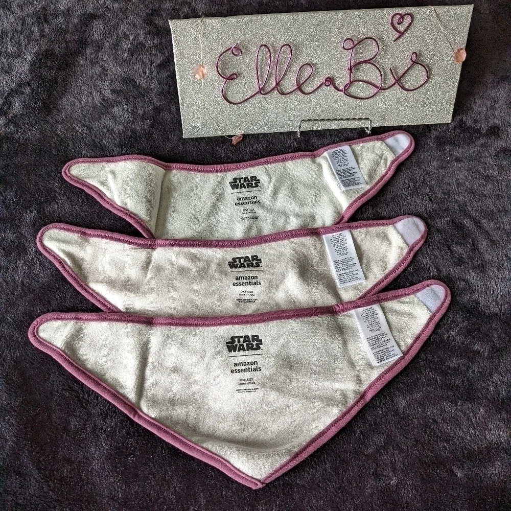 3 Pack Star Wars Baby Bibs